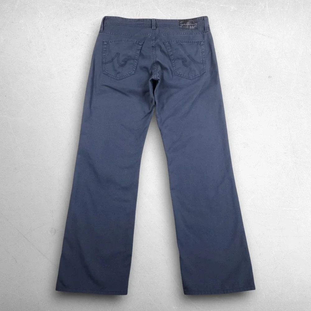 AG The Protégé Straight Leg Chino Pants Men 32R Blue 5-Pocket Designer Luxury